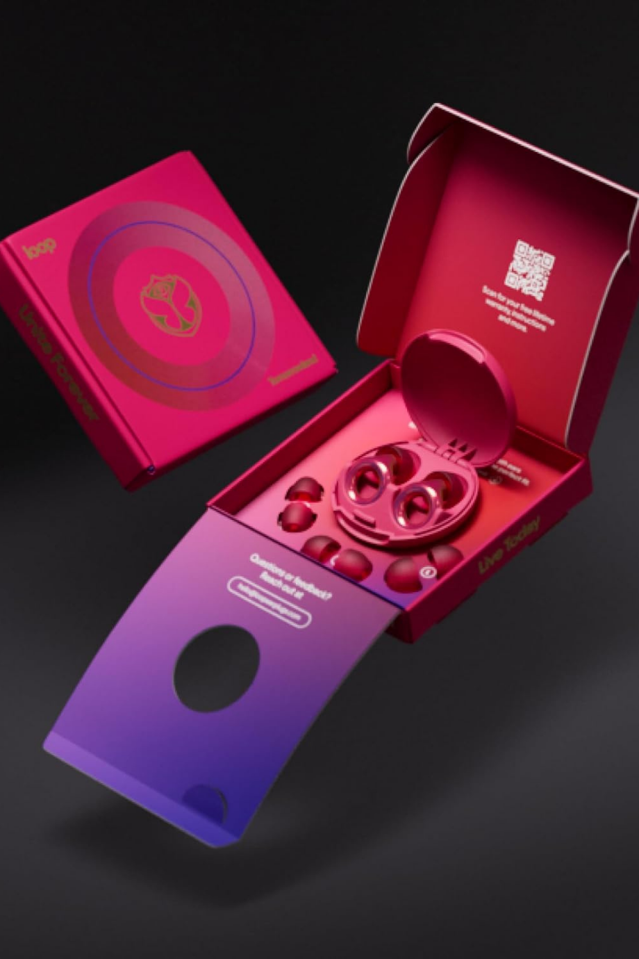 Tomorrowland x Loop Experience 2 Kulak Tıkacı 17 dB Sertifikalı Koruma, Taşıma Çantası ile Birlikte