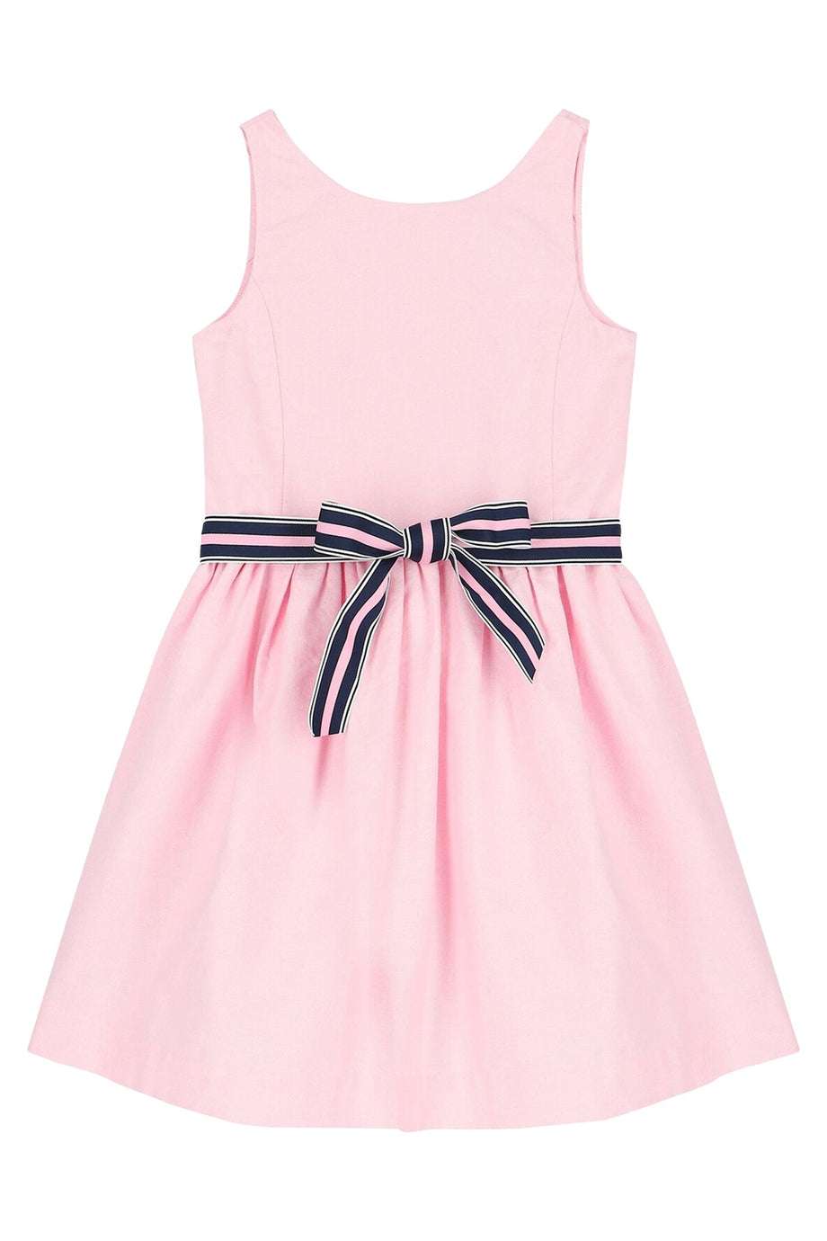 Çocuklar İçin Pamuk Oxford Elbise - Açık/Pastel Pembe