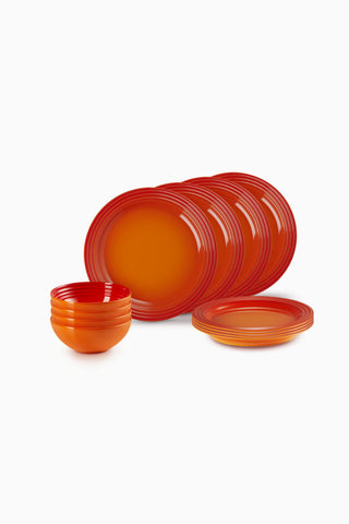 12 Parça Lüks Tasarım Seramik Yemek Takımı 4 Kişilik Set