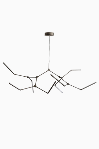 Stick Chandelier Brushed LED, Ayarlanabilir Dekoratif Tasarım Avize