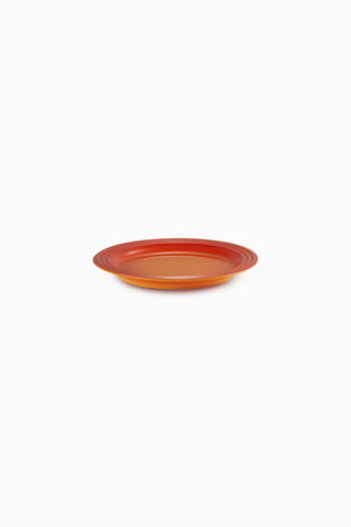 Renkli Dayanıklı Tasarım Seramik Kahvaltı Tabağı 22 cm