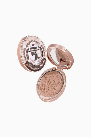 Chocolate Wonder-Shop Embossed Blush Lüks Pudra Allık