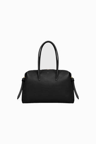 Large Brioche Duffle Pebble %100 Deri, El İşçiliği Lüks İtalyan Omuz ve Seyahat Çantası