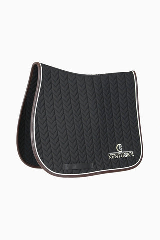Leather Fishbone Deri Detaylı Atlama Eyer Altlığı