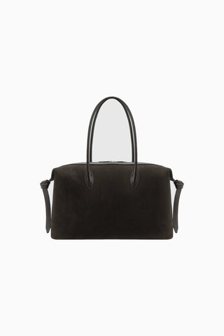 Large Brioche Duffle Süet Lüks, El İşçiliği İtalyan Omuz ve Seyahat Çantası