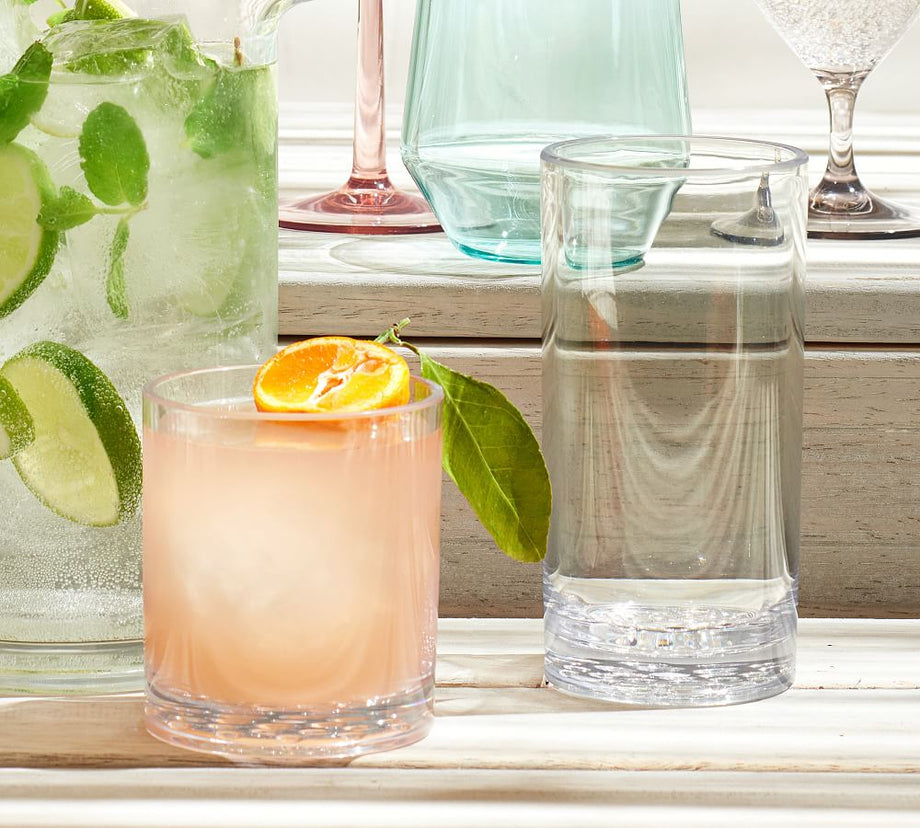 Happy Hour Akrilik Meyve Suyu Bardakları, Kalıplanmış Tritan