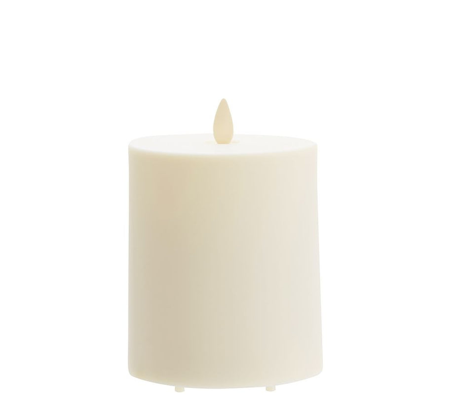 Premium Flicker Alevsiz Açık Hava Mum, Uzun Süreli Yumuşak Işık ve Güvenli Kullanım, 1 Adet