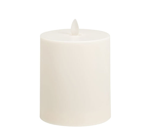 Premium Flicker Alevsiz Açık Hava Mum, Uzun Süreli Yumuşak Işık ve Güvenli Kullanım, 1 Adet