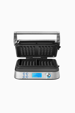 Belçika Waffle Makinesi 5 Program, 7 Kızartma Seviyesi, LCD & Paslanmaz Çelik