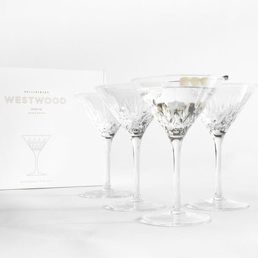 Westwood Martini Bardakları, 4'lü Set