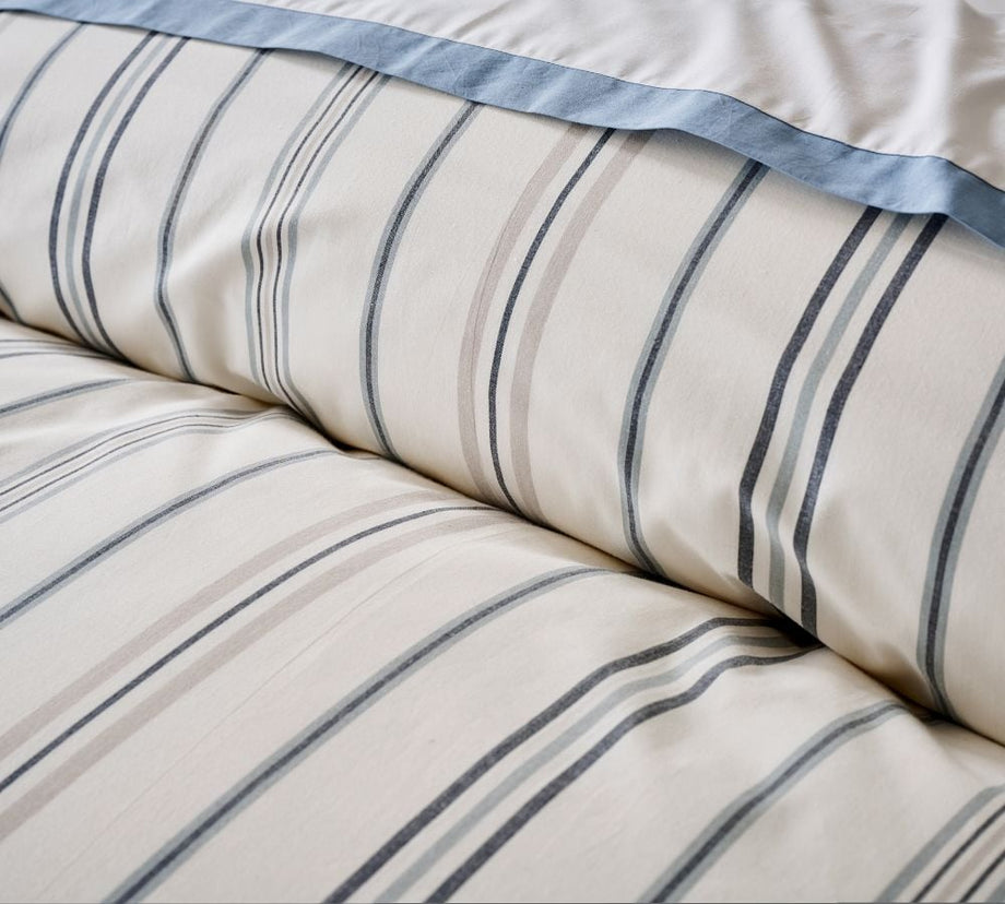 Finley Çizgili Percale Yastık Kılıfı, %100 Pamuk, EKO-TEX® STANDARD 100 Sertifikalı