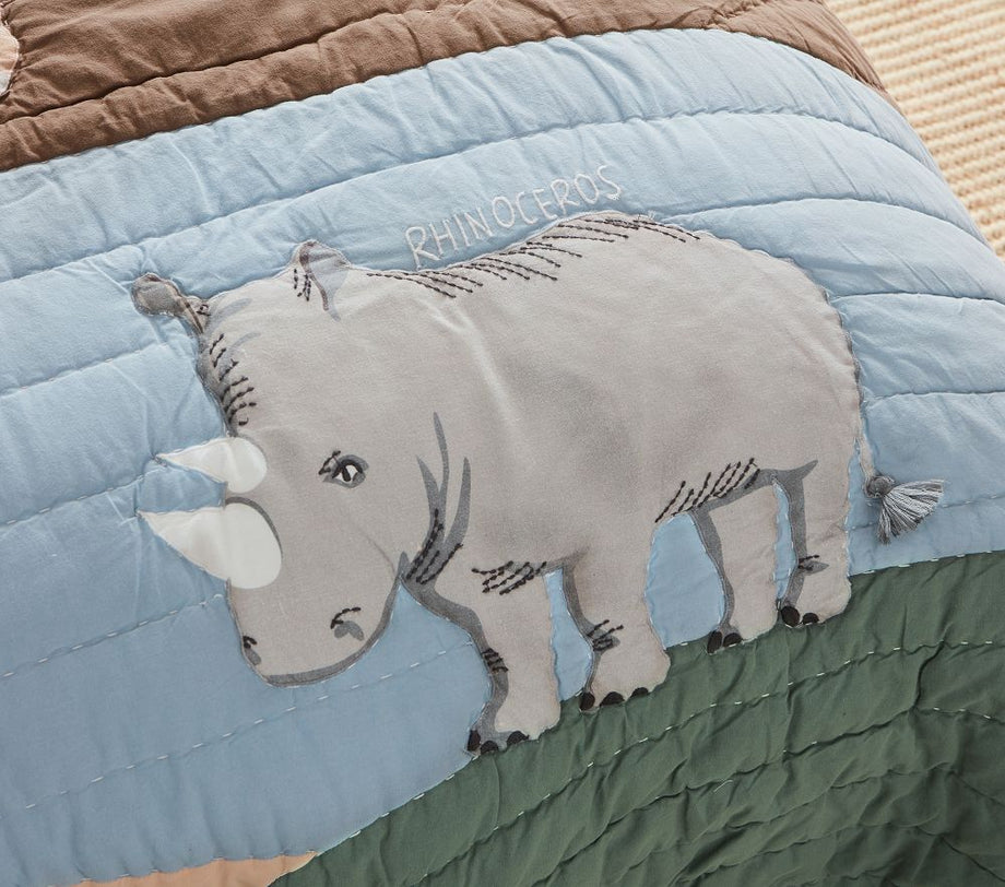 Brendan Safari Hayvanları Yorgan Pamuklu ve Konforlu