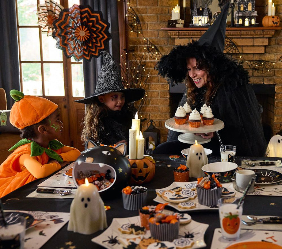Rifle Paper Co. Siyah Kedi Halloween Reçine Şekerlik – Dekoratif ve İşlevsel