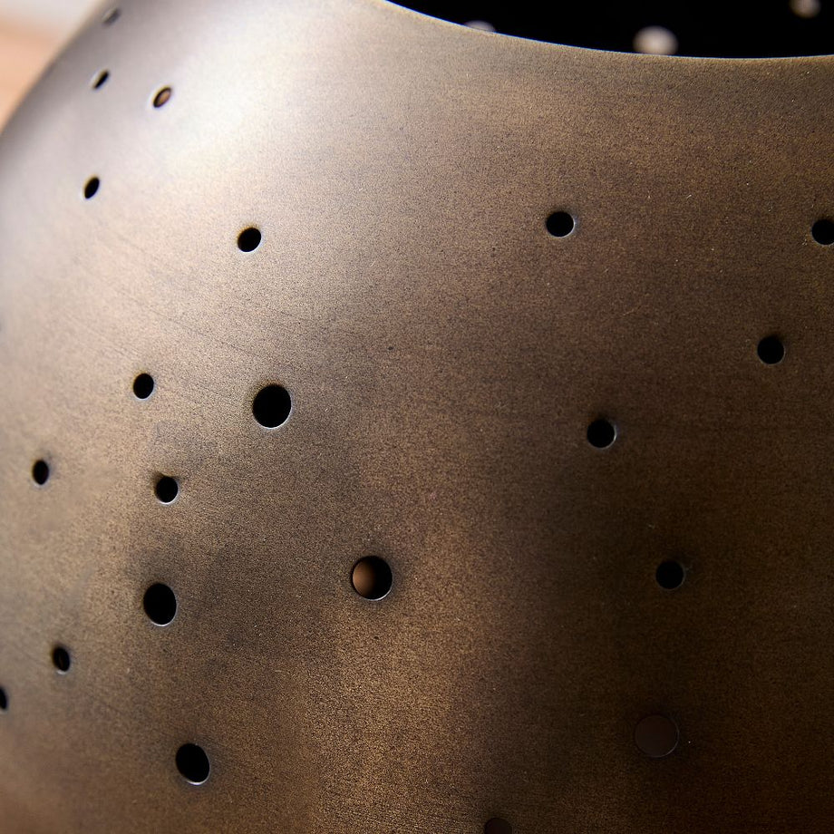 Percy Galvanizli Metal Mumluklar, El Yapımı ve Şık Tasarım