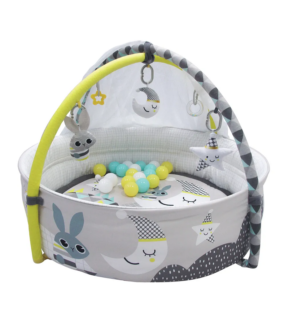 Good Night Bebek Oyun Havuzu Matı ve Sineklik + 20 Top 98 cm Geniş, EN Sertifikalı