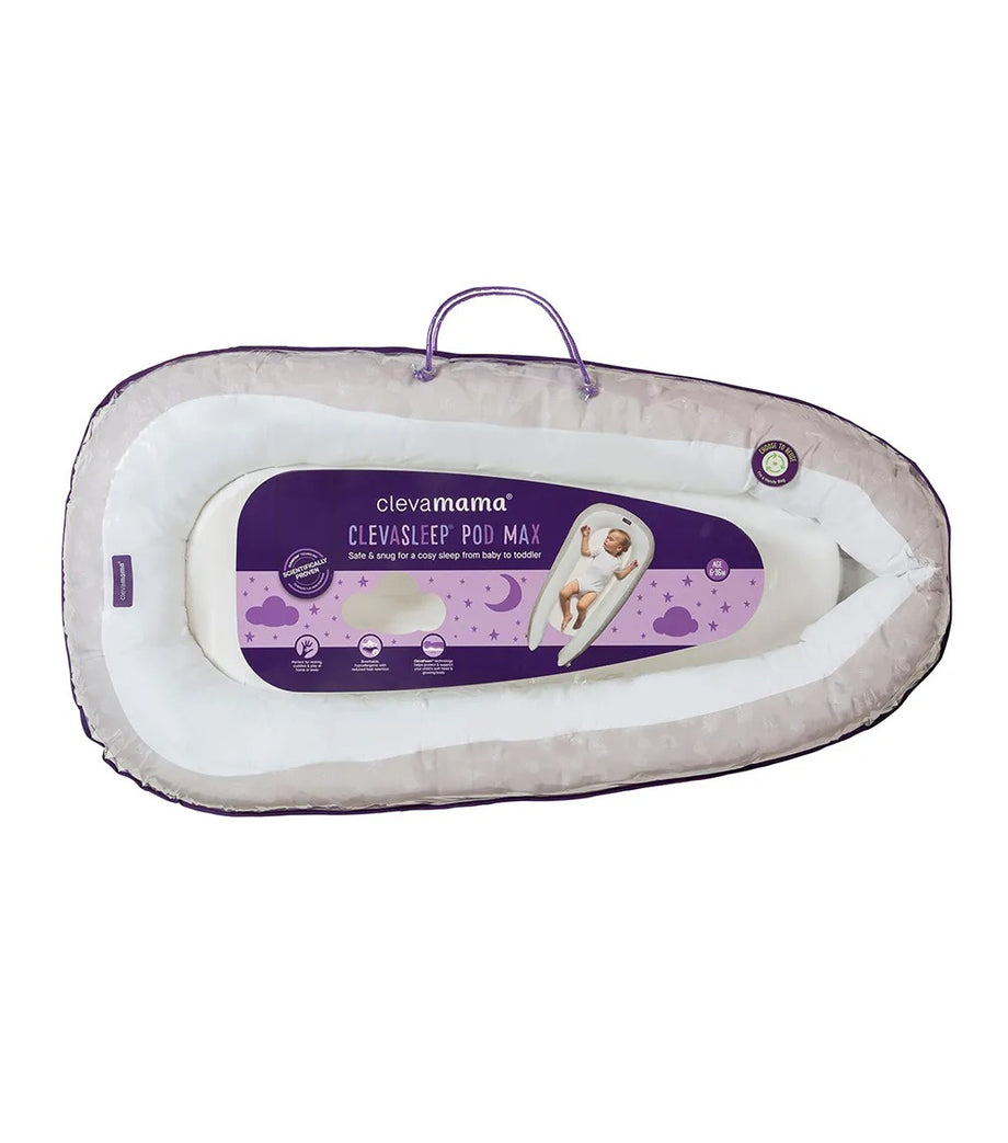 ClevaFoam Max Pod Beyaz/Gri, 6-36 Ay, Hipoalerjenik ve Konforlu