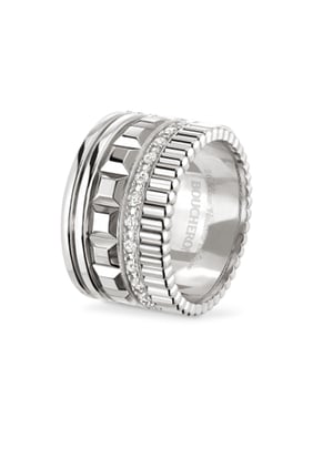 Boucheron Quatre Radiant Edition Yüzük - 18 Ayar Beyaz Altın