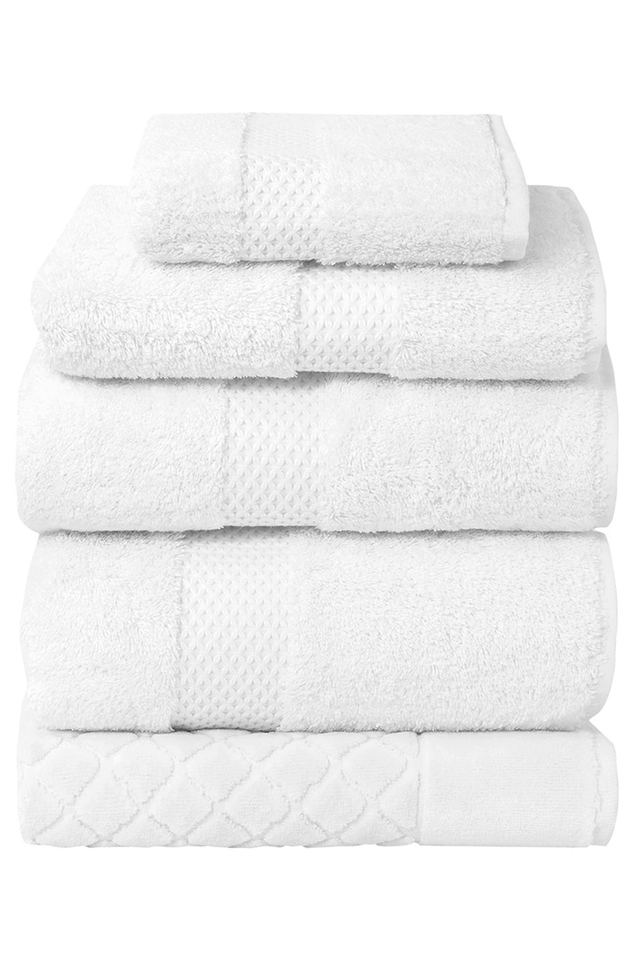 Etoile Banyo Havlusu – Lüks ve Şık Dokunuş, Beyaz