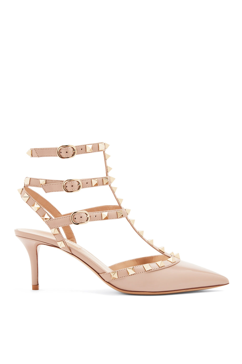 Valentino Garavani Çift Kayışlı Rockstud 85 Topuklu Ayakkabı