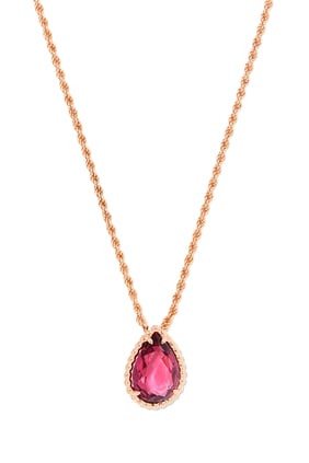 Serpent Bohème S Motif Kolye - Rhodolite Garnet Taşlı
