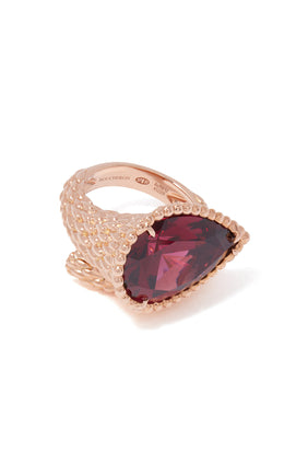 Serpent Bohème Rhodolite Garnet Büyük Yüzük