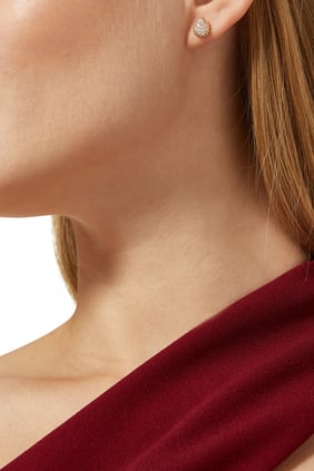 Serpent Bohème XS Motif Pırlanta Küpe - Pembe Altın