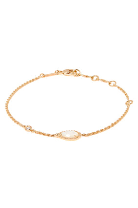 Serpent Bohème İnci ve Elmas XS Motif Bilezik