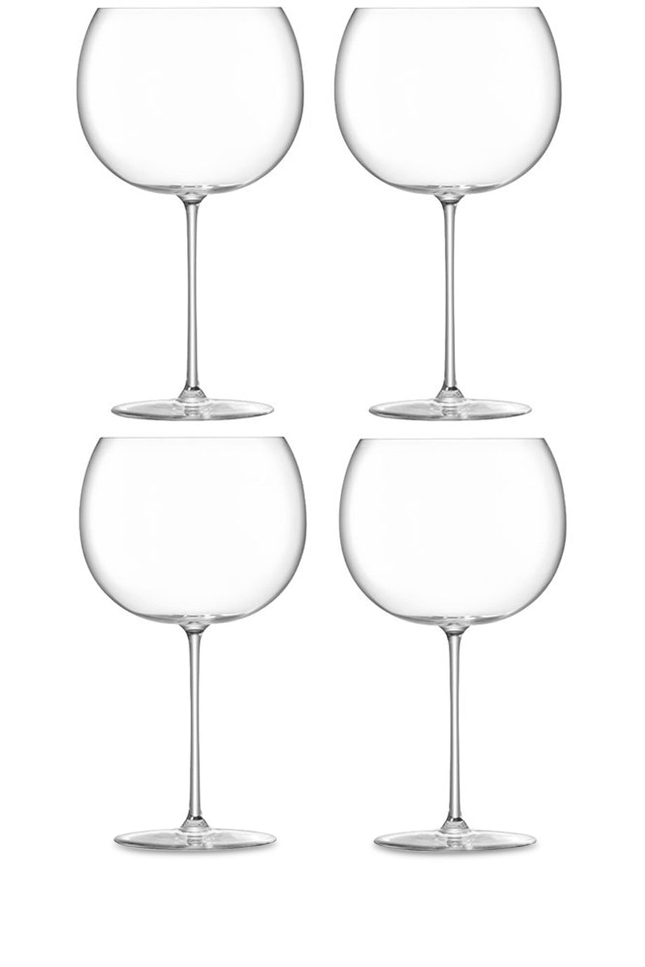 Borough Balloon Kadeh Seti 4'lü, 680 ml, Modern ve Şık Tasarım