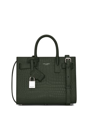 Klasik Crocodile Desenli Nano Sac de Jour