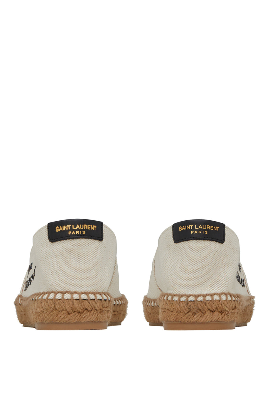 Logo İşlemeli Kanvas Espadril - İVORY