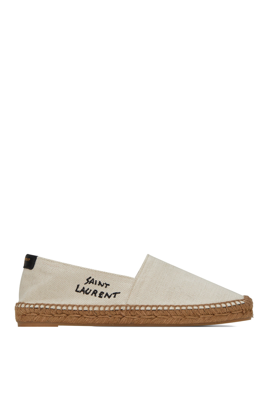 Logo İşlemeli Kanvas Espadril - İVORY