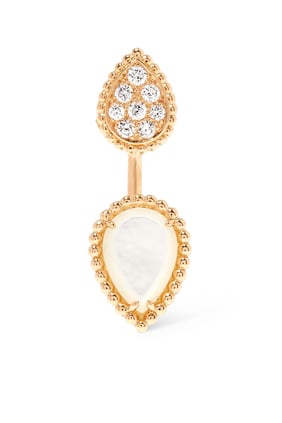 Boucheron Serpent Bohème Tek Motif Pırlanta Kulak Pendi