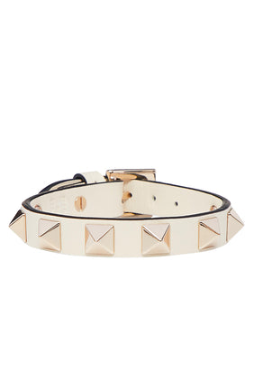 Rockstud Küçük Deri Bilezik - Valentino Garavani