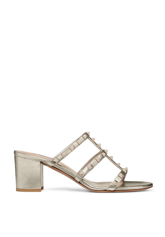 Valentino Garavani Rockstud 60 Metalik Terlik