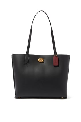 Siyah Willow Tote Çanta - Şık ve Kullanışlı