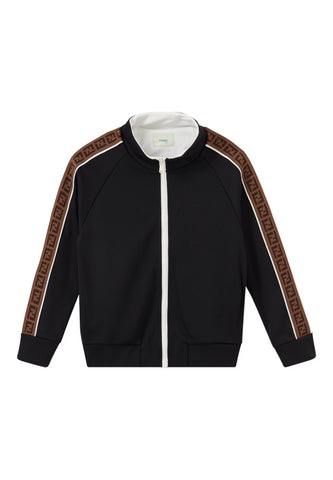 FF Band Tech Jersey Fermuarlı Ceket - Fendi