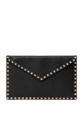 Valentino Rockstud Pouch - Şık Deri Çanta