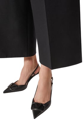 Valentino VLogo Slingback Topuklu Ayakkabılar