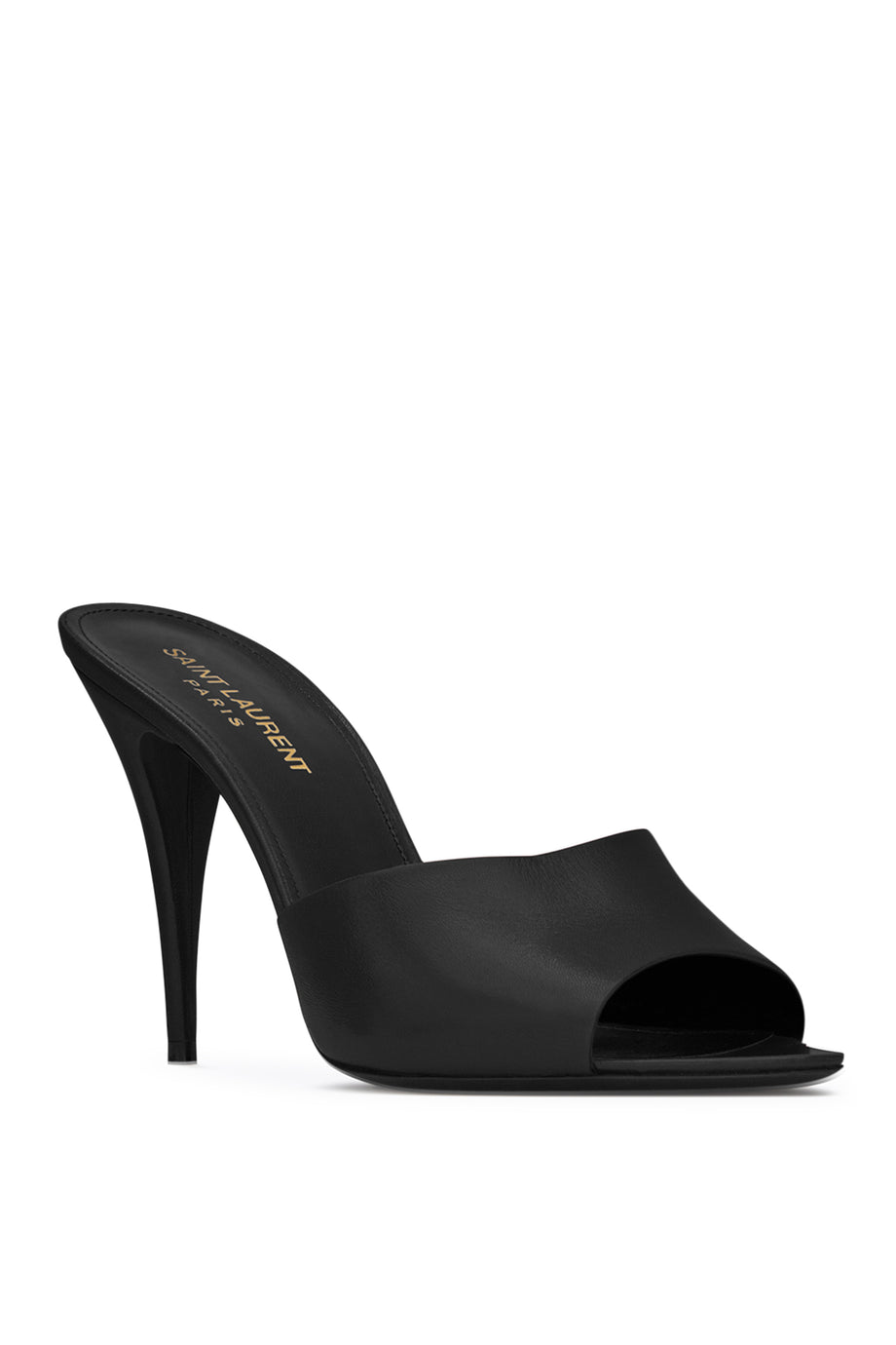 Saint Laurent LA 16 Deri Topuklu Terlik