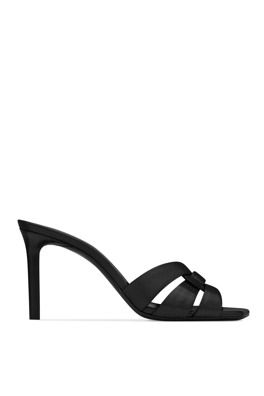 Saint Laurent Tribute Deri Topuklu Terlik