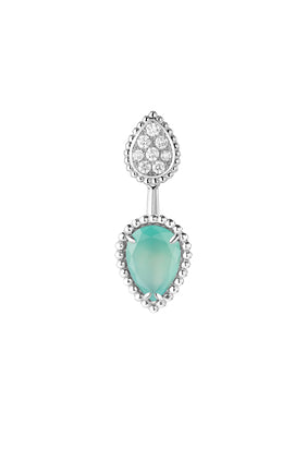 Boucheron Serpent Bohème Tek Sedef Küpe