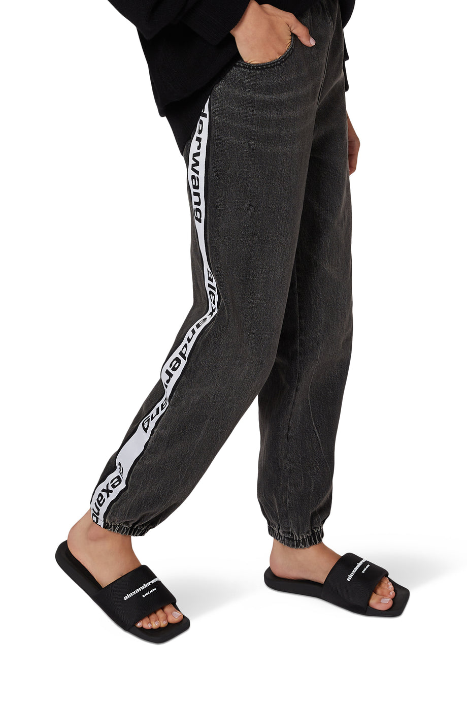 Alexander Wang Havuz Terlikleri - Siyah