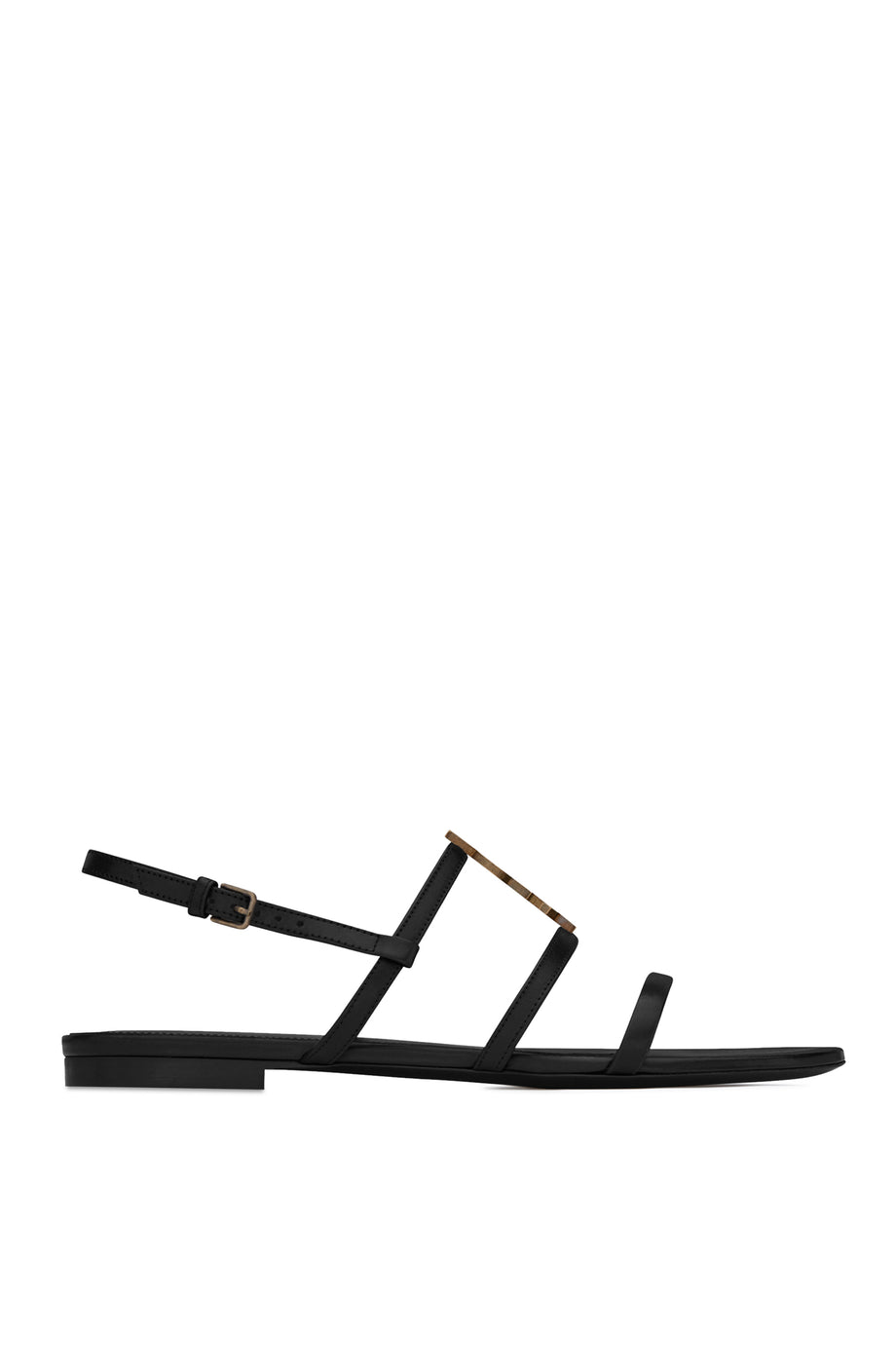 Saint Laurent Cassandra Deri Sandalet