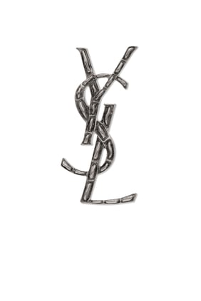 Gümüş Pirinç Broş - Saint Laurent