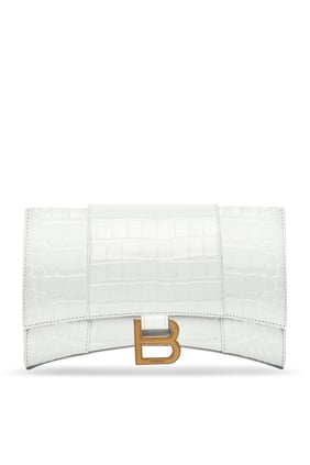 Balenciaga Saat Camı Cüzdan Zincir Çantası