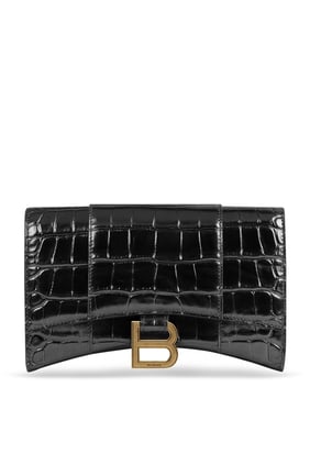 Balenciaga Saat Camı Cüzdan Zincir Çantası