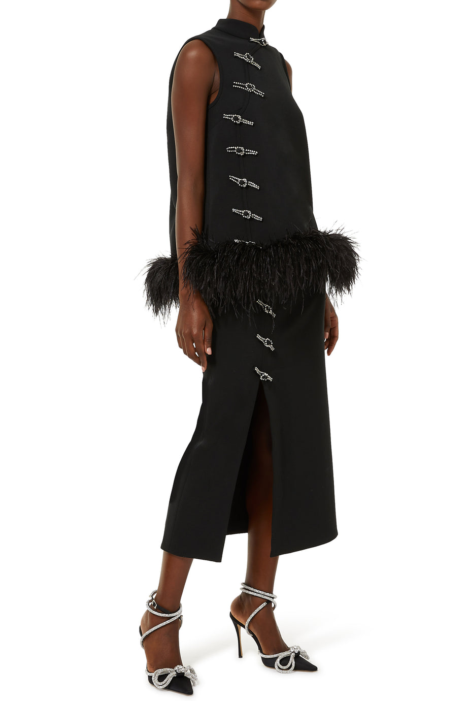 Kristal Süslemeli Topuklu Ayakkabı