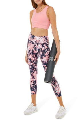 Sweaty Betty Power 7/8 Orta Bel Spor Tayt - Açık Pembe