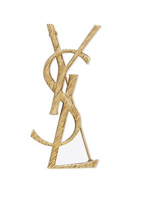 YSL Monogram Broş - Şık ve Zarif Tasarım
