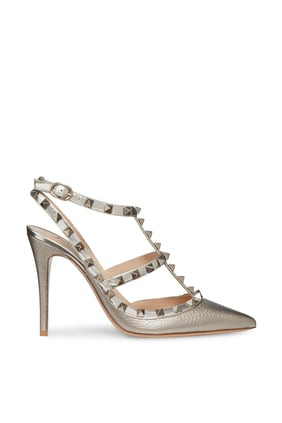 Valentino Garvani Rockstud Deri 100 Topuklu Ayakkabı